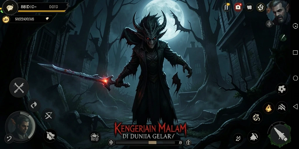 Tampilan gameplay kengerian yang mencekam di 88ID.