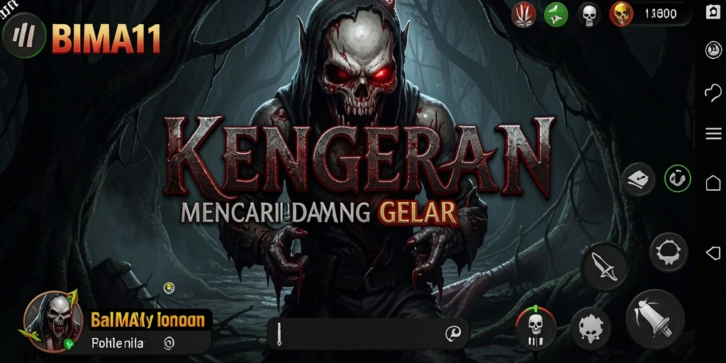 Gameplay BIMA11 yang mencekam di kegelapan.
