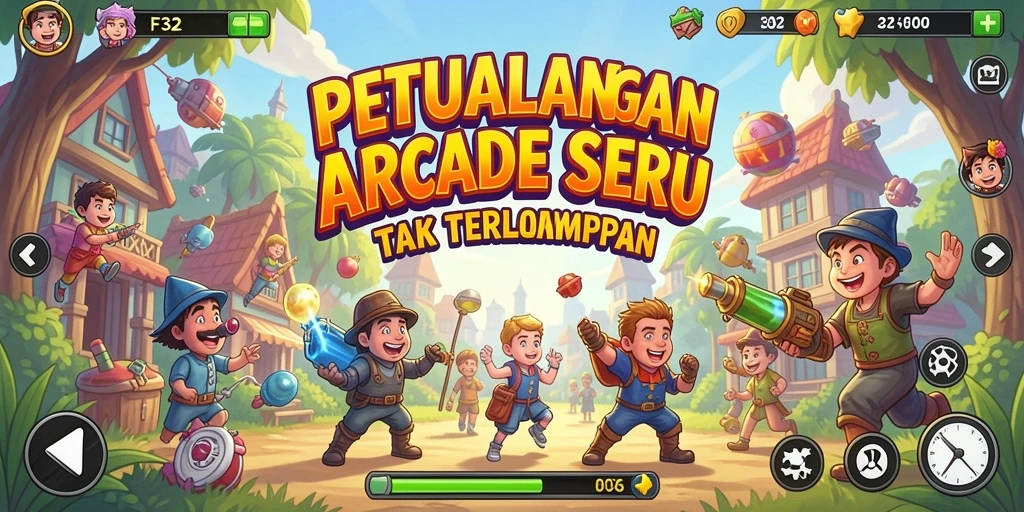 Tampilan menarik dari gameplay F32 yang dinamis.