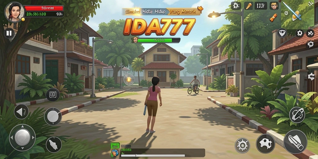Tampilan gameplay menarik dari IDA777 dengan interaksi karakter yang seru.