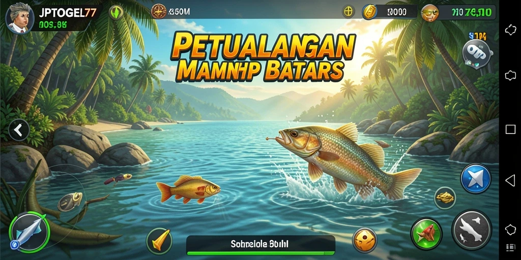 Screenshot JPTOGEL77 menampilkan gameplay memancing yang mendebarkan dan menyenangkan.
