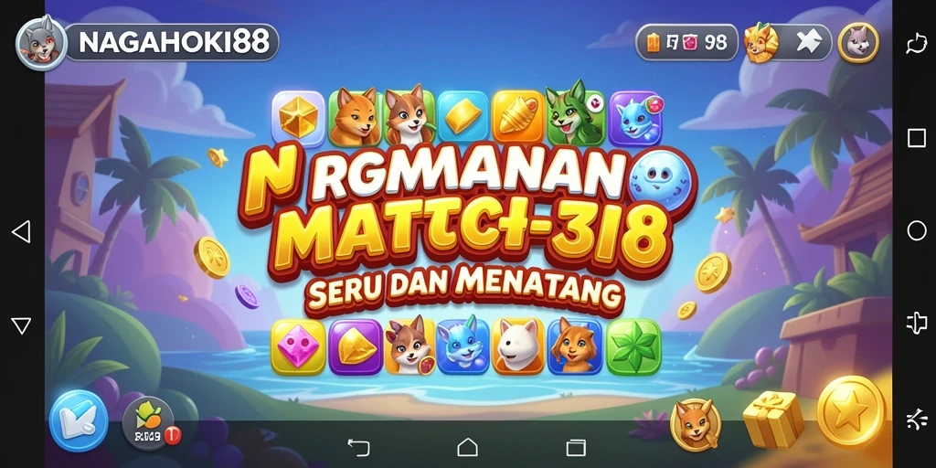 Tampilan gameplay NAGAHOKI88 yang seru dan penuh warna.