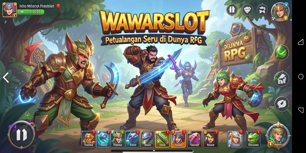 Tampilan gameplay WAWARSLOT yang menarik dan seru.